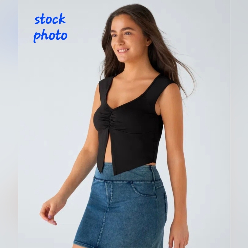 Halara Ruched Crop Top